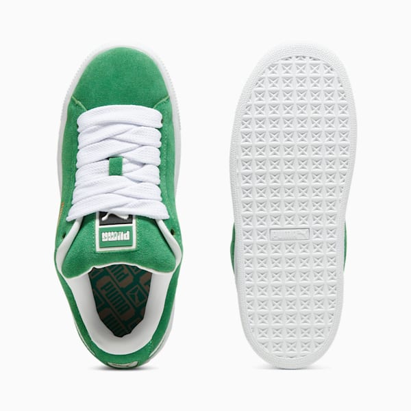 Sneakers Suede XL pour enfant et adolescent, Archive Green-PUMA White, extralarge